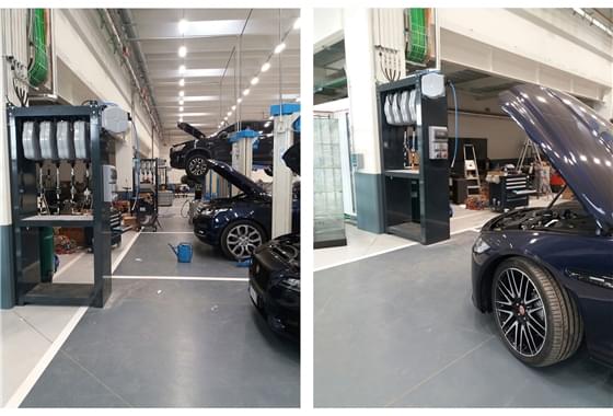 WORKY e Jaguar Land Rover una nuova realizzazione di prestigio in lombardia (3)